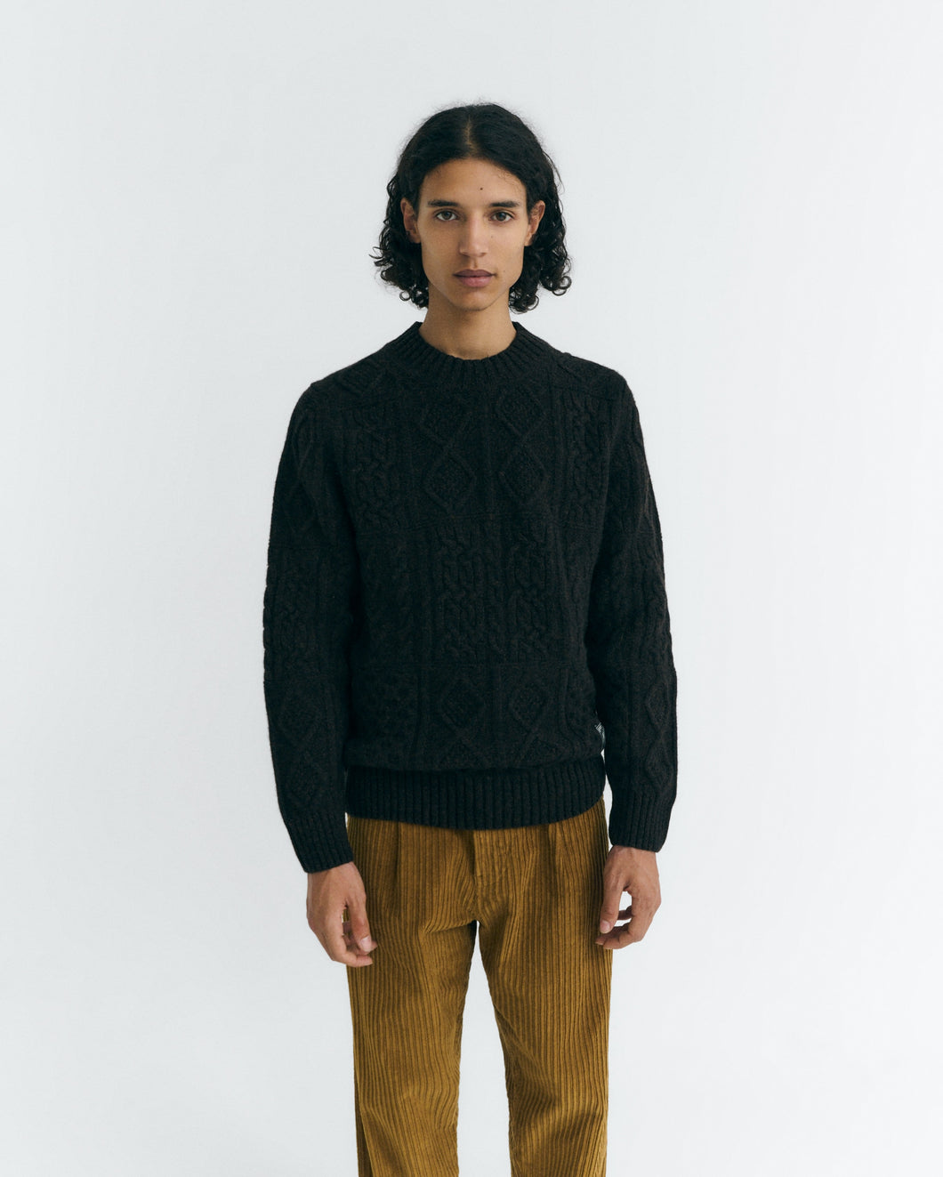 Pull à maille torsadée - Oak rasta knitted sweater