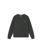 Charger l&#39;image dans la galerie, Sweat vert avec soleil au dos - Sol contrast bottle green leon sweatshirt
