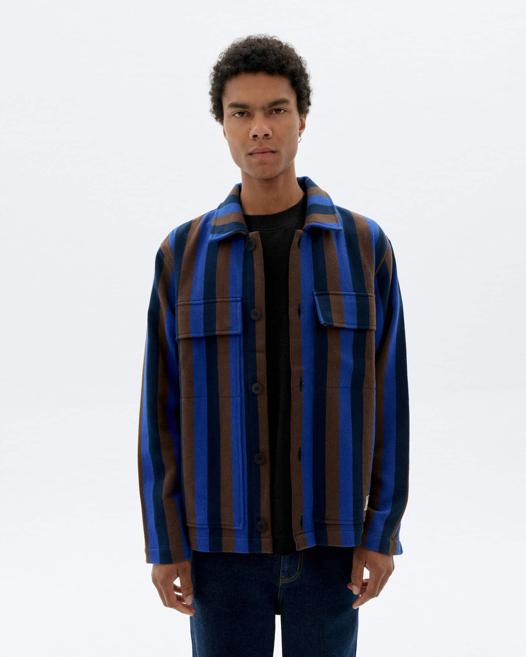Surchemise à lignes - Totenham blanket omar shirt