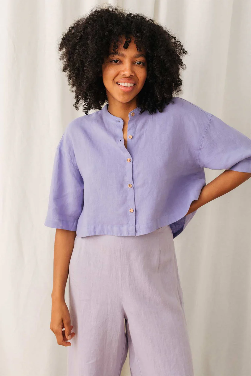 Chemise courte en lin - Sandon