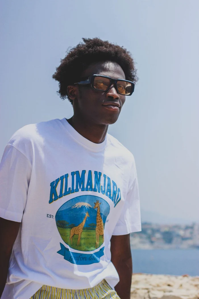 T-shirt unisexe Kili University - Girafon Bleu