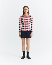 Charger l'image dans la galerie, T-shirt longues manches Thinking Mu à carreaux chez WeCo Store
