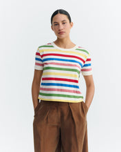 Charger l'image dans la galerie, T-shirt ligné multicolor - Zowie tee
